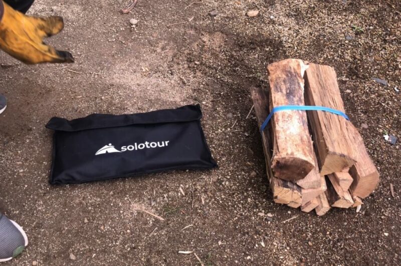 SOLOTOUR焚火台の収納袋の画像